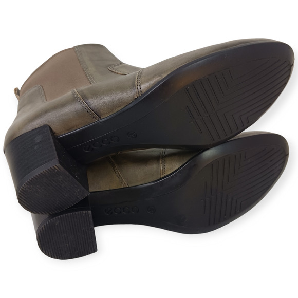ECCO SZ 39 8-8.5 Women's Shape 35 Sartorelle Chelsea Boot Gray-Green - Picture 8 of 9